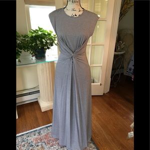 Theory Front Knot maxi dress